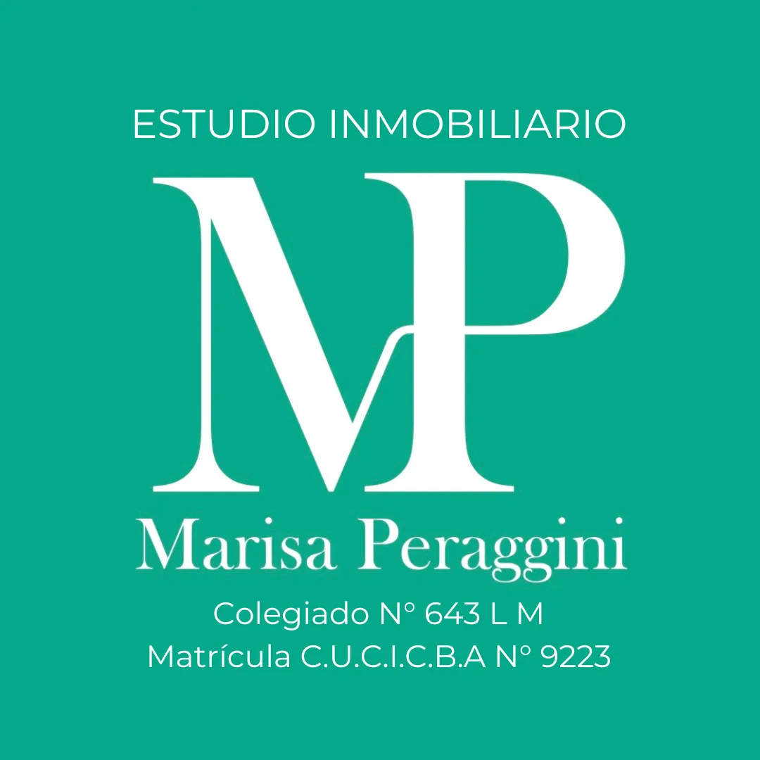 Estudio Inmobiliario Marisa Peraggini — Colegiado Nº 643 L M — Matrícula C.U.C.I.C.B.A N° 9223